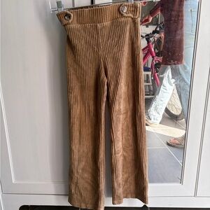Zara Tan Corduroy Pants